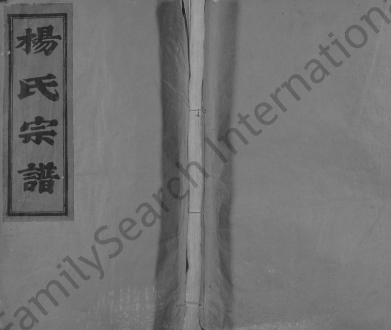 1932年修宁海亭旁杨氏宗谱[4卷]浙江四知堂杨姓电子版族谱下载