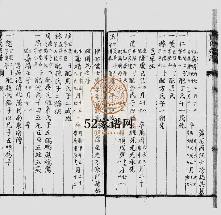 1764年修射村费氏宗谱 浙江吴兴费姓电子版族谱下载