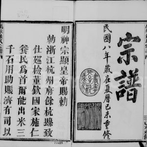 1919年修尚义董氏家乘[4卷]浙江余杭董姓电子版族谱下载