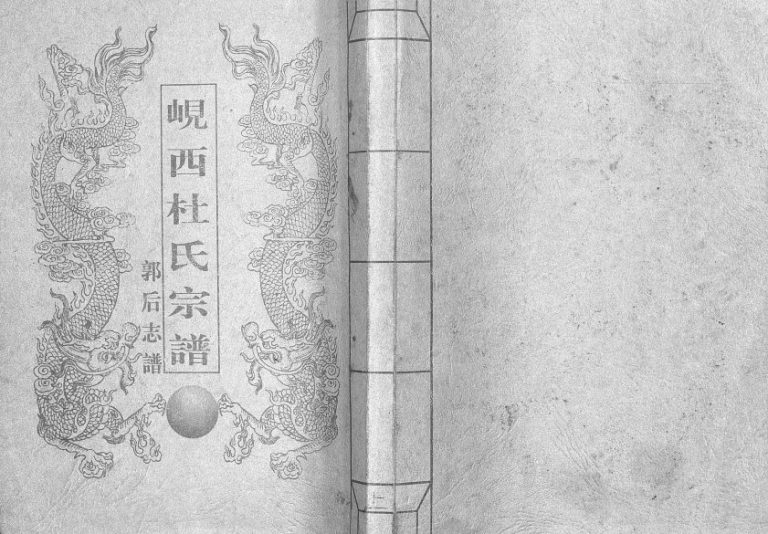 2000年重修岘西杜氏宗谱郭后志谱[不分卷]浙江东阳杜姓电子版族谱下载