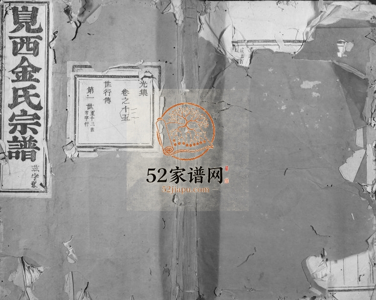 1868年修岘西金氏宗谱 浙江东阳金姓电子版族谱下载