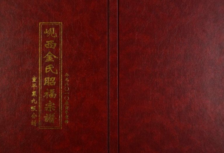 2010年重修岘西金氏昭福宗谱[1册]宣平里九畈分谱 浙江东阳 武义金姓电子版族谱下载