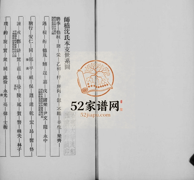 1918年修师桥沈氏家谱 浙江嘉兴沈姓电子版族谱下载