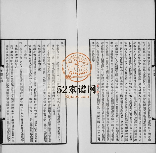 1932年修平阳汪氏迁杭支谱[4卷]浙江杭县汪姓电子版族谱下载