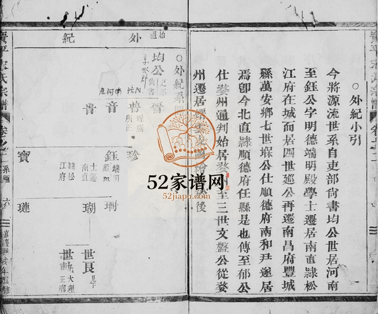 1814年修广平宋氏宗谱[残卷]浙江缙云宋姓电子版族谱下载