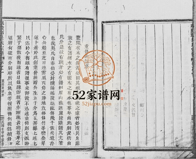 1932年重修延陵郡吴氏宗谱 浙江丽水吴姓电子版族谱下载