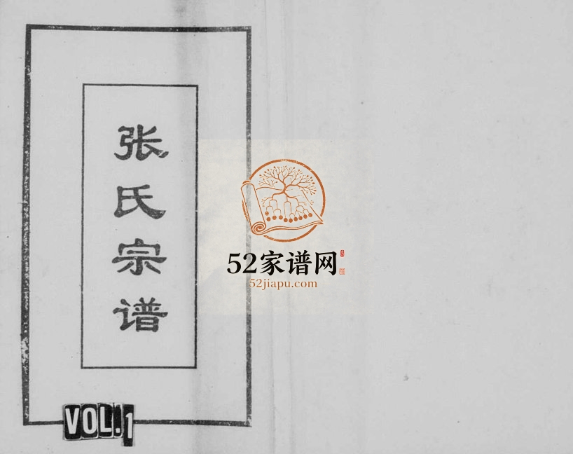 1994年修张氏宗谱 浙江缙云张姓电子版族谱下载