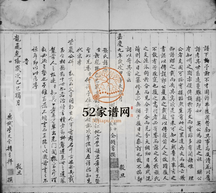 1804年修张氏支图宗谱 浙江永嘉张姓电子版族谱下载