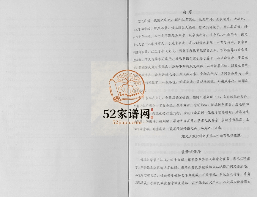 1905年修云龙碶张氏地房谱 浙江宁波明义堂张姓电子版族谱下载