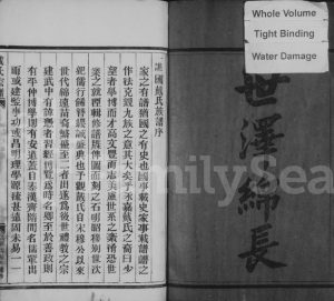 1992年增修谯国戴氏族谱 浙江永嘉戴姓电子版族谱下载