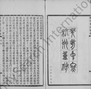 1925年九修新州叶氏家乘 安徽歙县 浙江 江苏叶姓电子版族谱下载