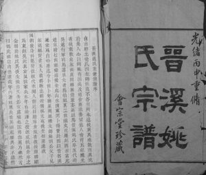 1896年修晋溪姚氏宗谱 浙江嵊州会宗堂姚姓电子版族谱下载