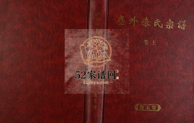 2009年修暨阳尘外陈氏宗谱[2卷]浙江诸暨敦五堂陈姓电子版族谱下载