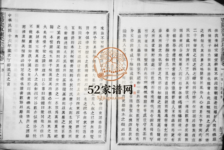 1927年修暨阳浣东陈氏宗谱[4卷]浙江诸暨树本堂陈姓电子版族谱下载