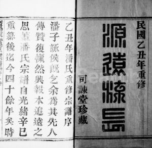 1925年修暨阳潘氏宗谱[14卷]浙江诸暨司谏堂潘姓电子版族谱下载