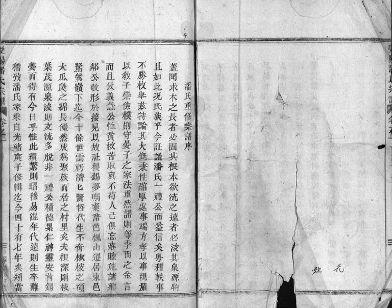 1946年修暨阳潘氏宗谱[4卷]浙江诸暨潘姓电子版族谱下载