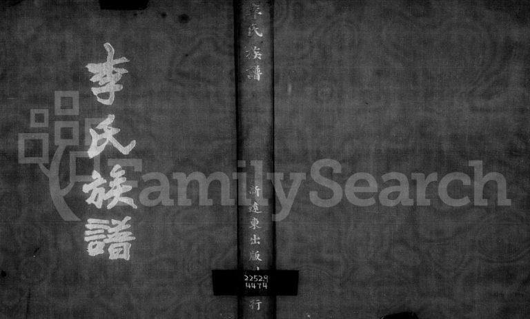 1959年修李氏族谱 福建 浙江 广东 台湾李姓电子版家谱下载