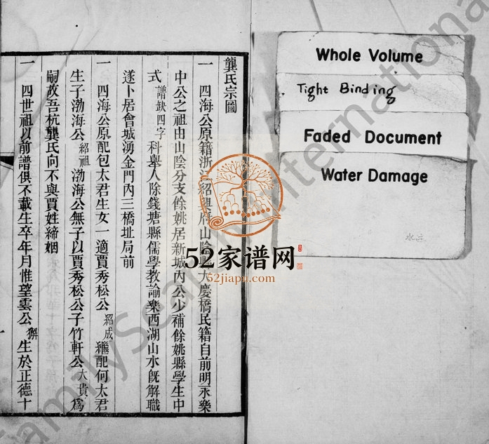 1873年修杭州龚氏族谱 浙江龚姓电子版家谱下载