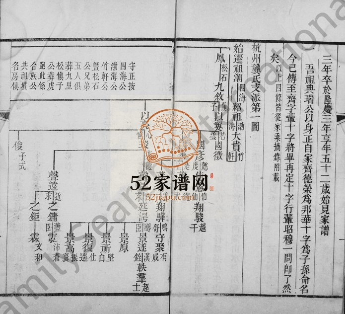 1873年修杭州龚氏族谱 浙江龚姓电子版家谱下载