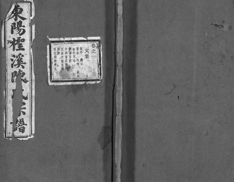 1936年十三修东阳柽溪陈氏宗谱[16卷]浙江陈姓电子版族谱下载