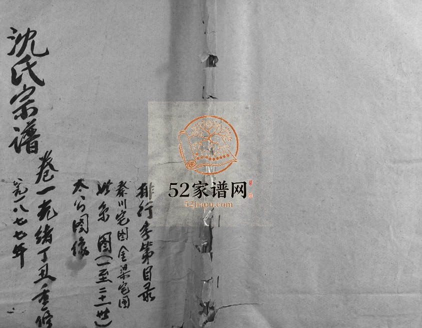 1877年修东阳沈氏宗谱 浙江沈姓电子版族谱下载