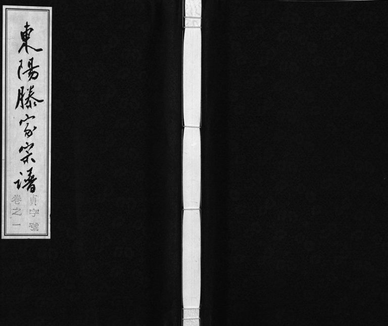 2004年重修东阳滕家宗谱[5卷]浙江电子版族谱下载