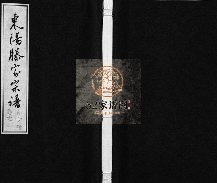 2004年重修东阳滕家宗谱[5卷]浙江电子版族谱下载