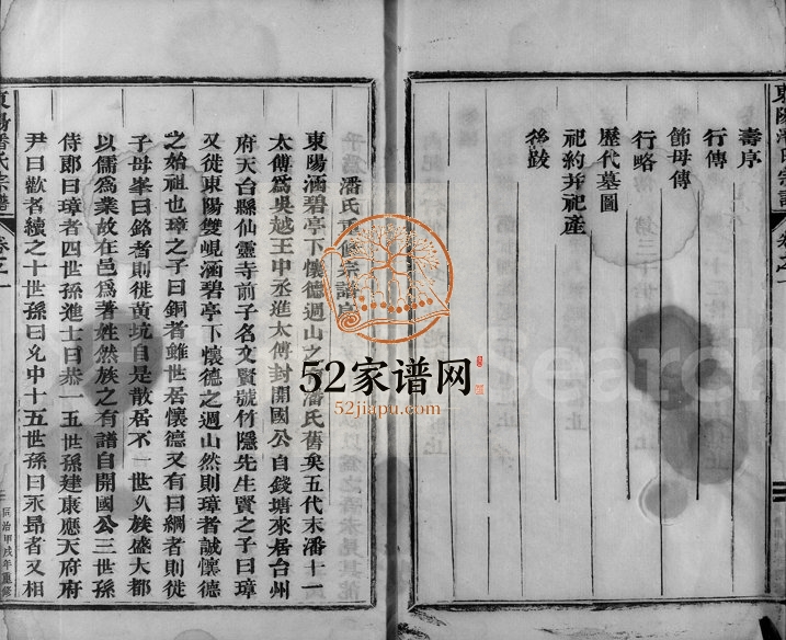 1874年修东阳潘氏宗谱[8卷]浙江潘姓电子版族谱下载