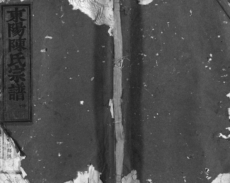 1940年重修东阳陈氏宗谱[4卷]浙江陈姓电子版族谱下载
