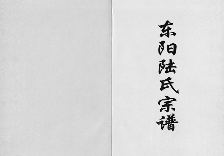 2004年重修东阳陆氏宗谱[18卷]浙江陆姓电子版族谱下载