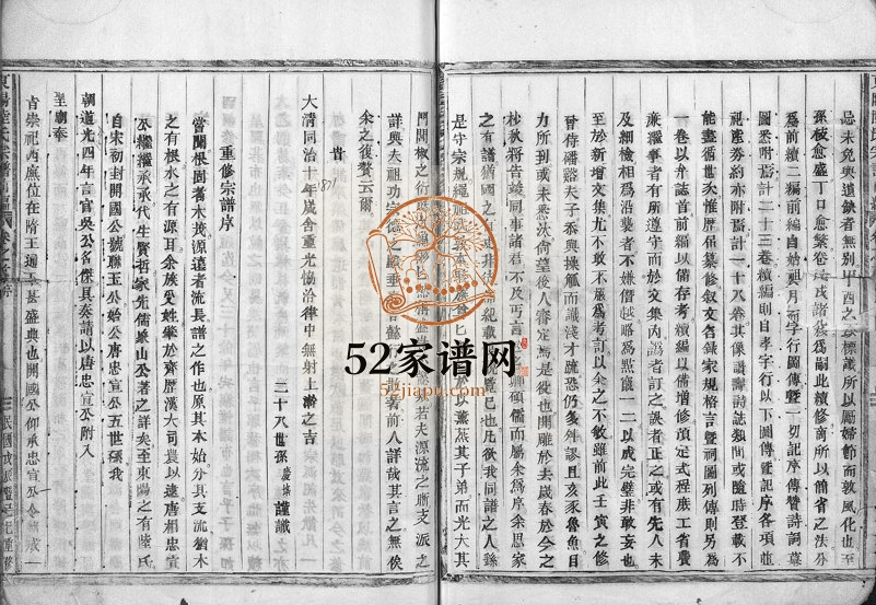 1929年重修东阳陆氏宗谱[前编23卷首1卷续编30卷]浙江陆姓电子版族谱下载