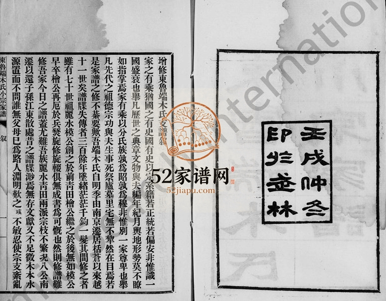 1923年初修东鲁端木氏小宗家谱[4卷首1卷末1卷]浙江丽水 青田端木姓电子版族谱下载