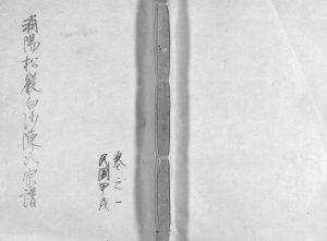 1943年二十四修松岩白沙陈氏宗谱[30卷]浙江浦江陈姓电子版族谱下载