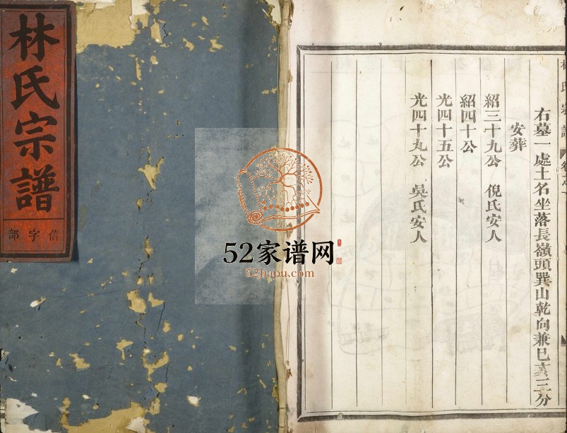 1905年重修林氏宗谱 浙江金华林姓电子版族谱下载