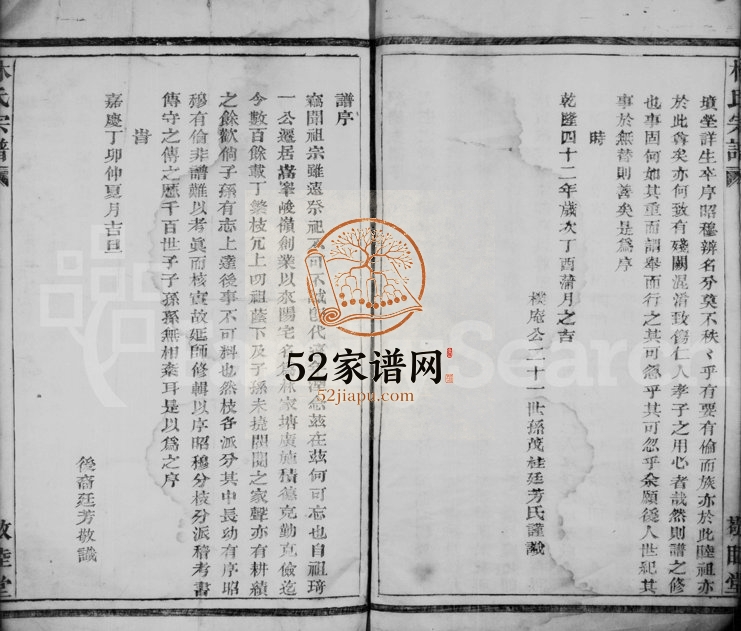 1882年修林氏宗谱[1卷]浙江临安敬睦堂林姓电子版族谱下载