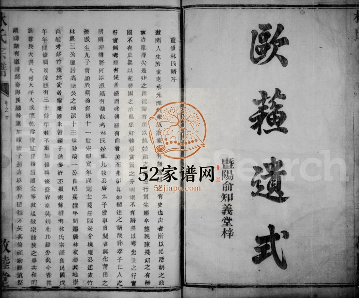1948年七修林氏宗谱[2卷]浙江临安敬睦堂林姓电子版族谱下载