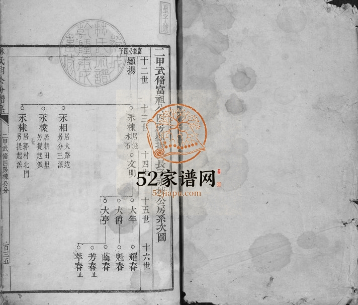 1790年修林氏朋公分谱传 浙江淳安林姓电子版族谱下载
