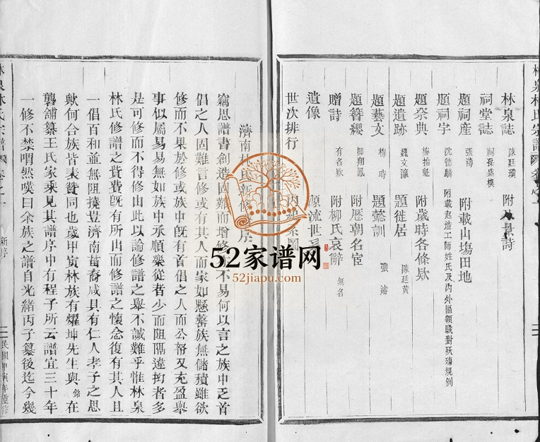 1914年修林泉林氏宗谱[2卷]浙江龙泉林姓电子版族谱下载