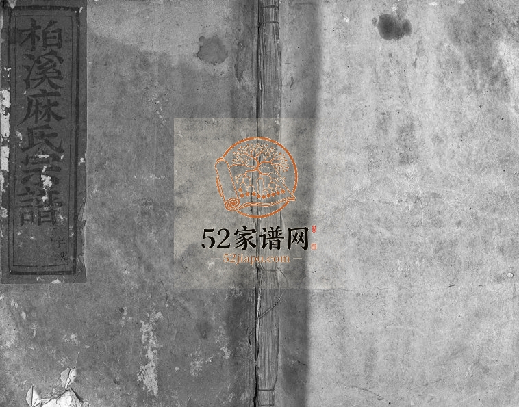 1925年重修柏溪麻氏宗谱[10卷]浙江东阳麻姓电子版族谱下载
