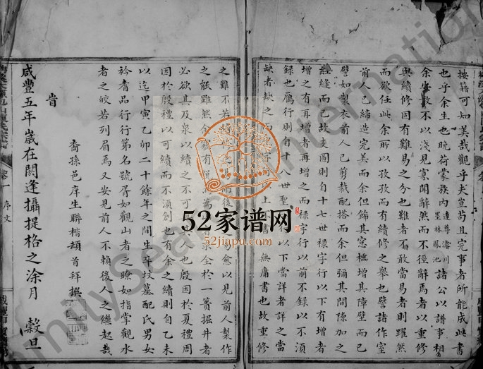 1855年修柟溪大源包山陈氏宗谱 浙江永嘉陈姓电子版族谱下载