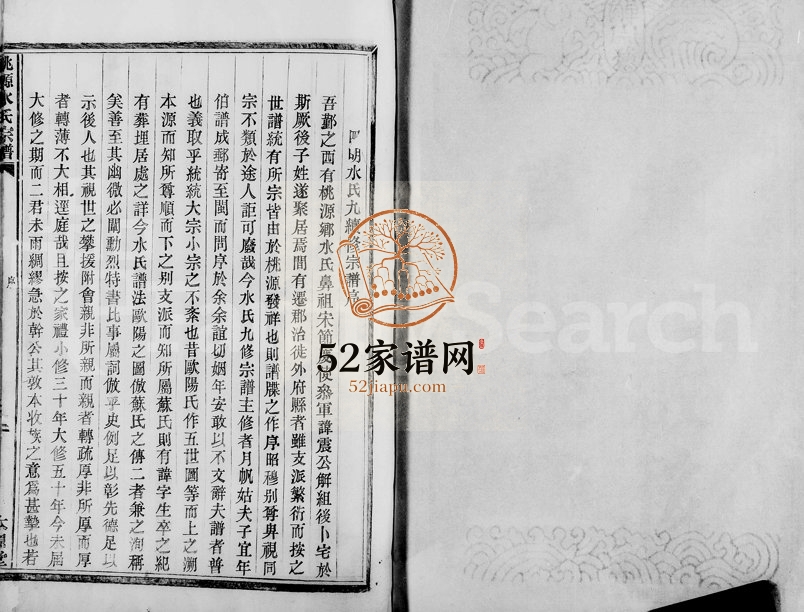 1889年修桃源水氏宗谱[24卷]浙江鄞州区本源堂水姓电子版族谱下载