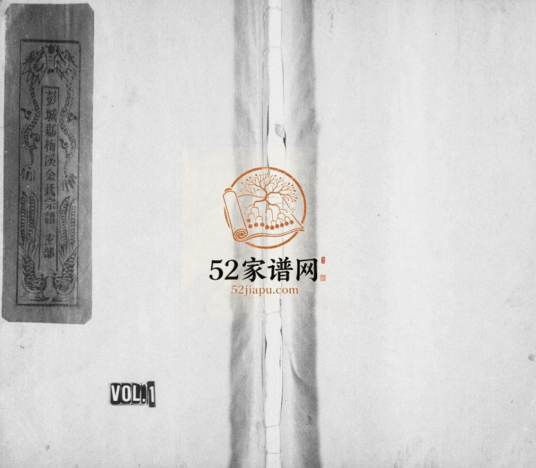 1982年修梅溪金氏宗谱[14卷]浙江永嘉金姓电子版族谱下载