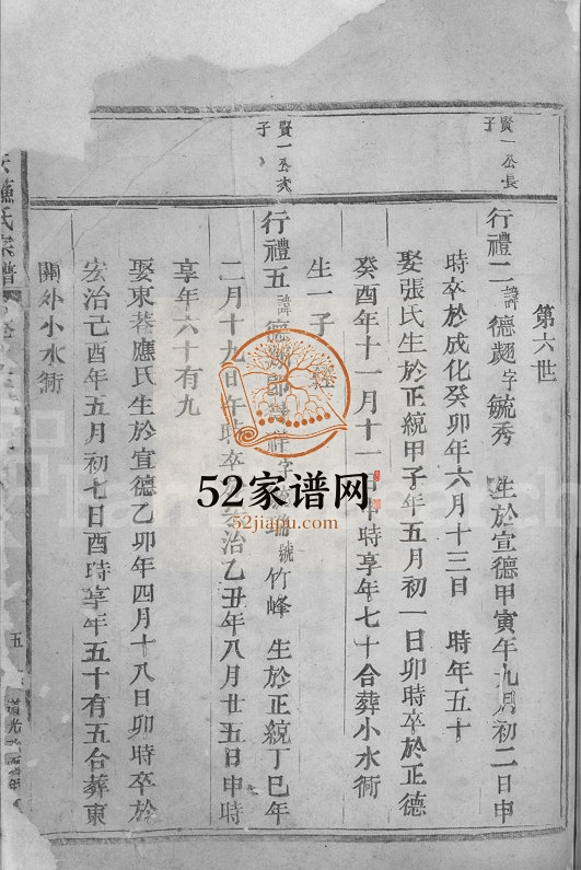 1849年重修乐安苏氏宗谱[残卷]浙江仙居苏姓电子版族谱下载
