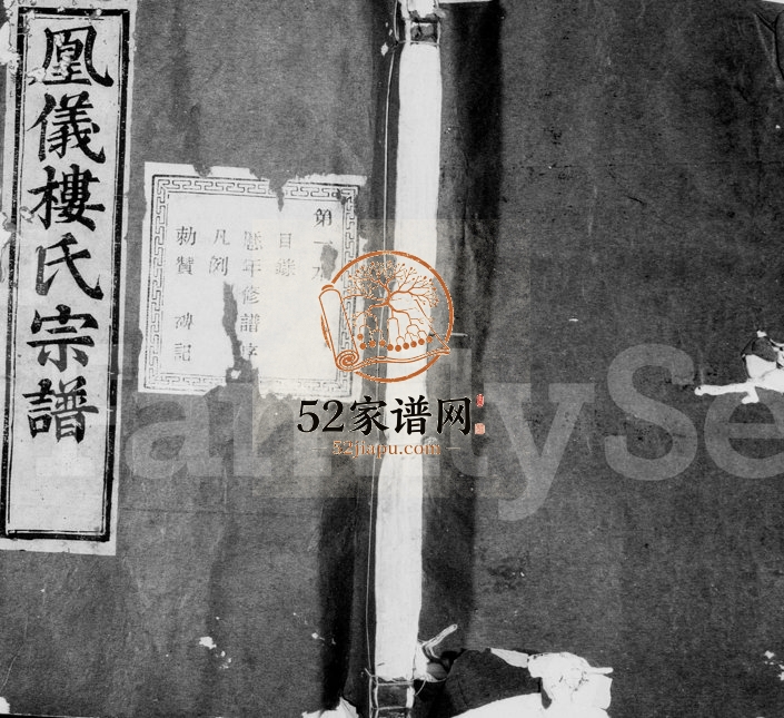 1928年修诸暨凤仪楼氏宗谱[42卷]浙江诸暨惇伦堂楼姓电子版族谱下载