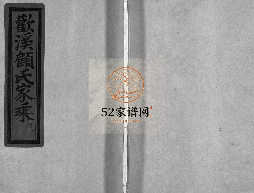 2001年修欢溪顾氏家乘[3卷]浙江仙居 东阳顾姓电子版族谱下载