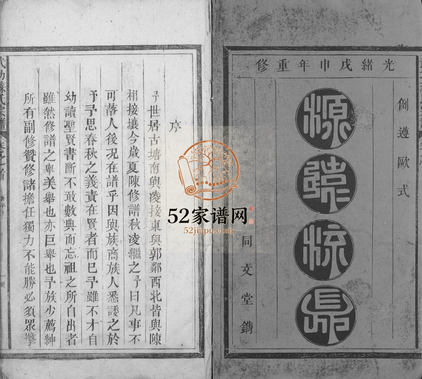 1908年修武功苏氏宗谱[5卷首末各1卷]浙江兰溪同文堂苏姓电子版族谱下载