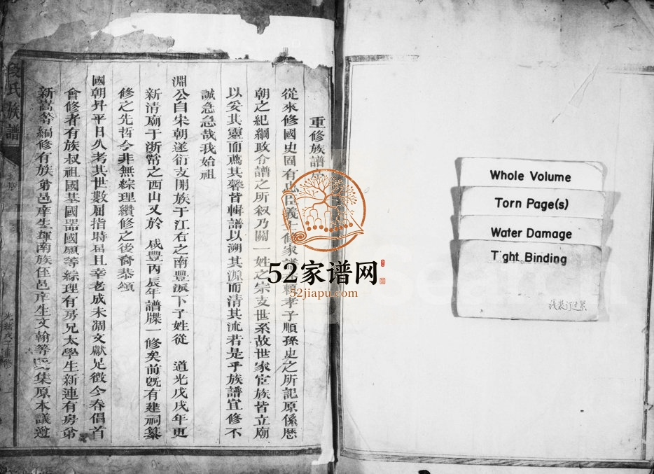 1888年重修段氏族谱 浙江常山段姓电子版家谱下载