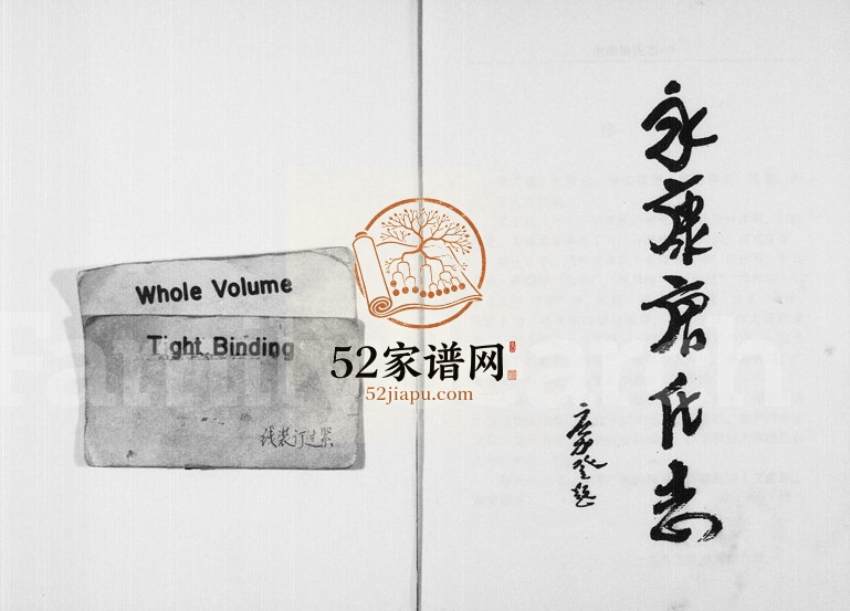 1999年修永康唐氏志 浙江唐姓电子版族谱下载