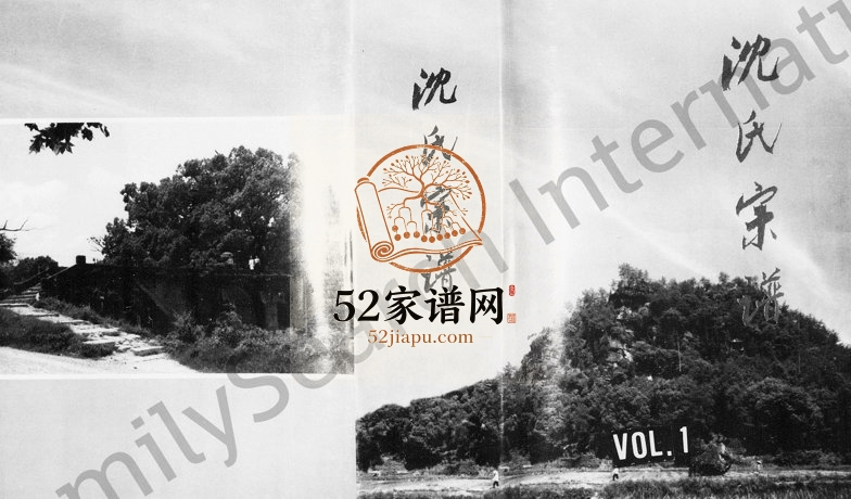 1998年重修沈氏宗谱 浙江缙云 板堰 石亭等村沈姓电子版族谱下载