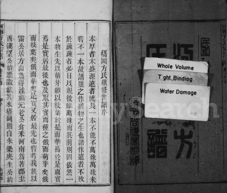 1945年修河南方氏宗谱[10卷及卷首]安徽祁门 歙县 浙江衢州方姓电子版族谱下载